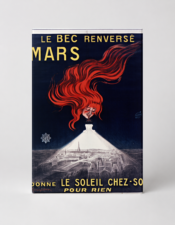 Le Bec Renversé Mars 1900s - Belle Époque French Advertising Vintage Poster Wall Art