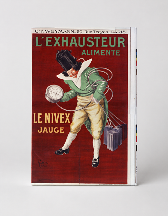L'Exhausteur Alimente Le Nivex Jauge 1910s - French Vintage Advertising Poster Wall Art
