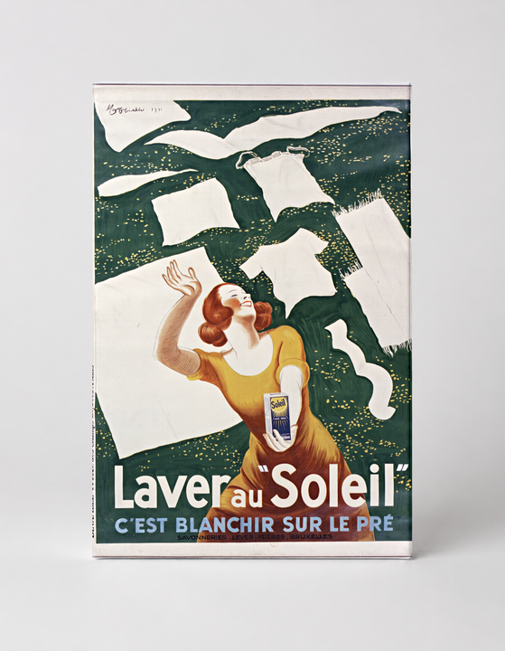 Laver au Soleil 1930s French Laundry Soap Vintage Poster Wall Art