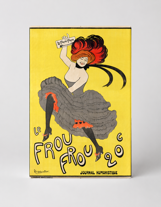 Le Frou Frou Journal Humoristique 1899 - Belle Époque Vintage Poster Wall Art