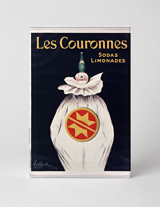 Les Couronnes Sodas Limonades 1924 - Vintage French Advertising Poster Wall Art