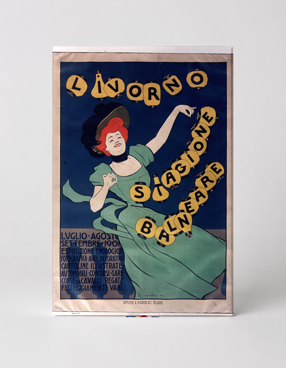 Livorno Stagione Balneare 1901 – Art Nouveau Vintage Poster Wall Art