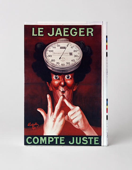 Le Jaeger Compte Juste 1900s - Vintage French Advertising Poster Wall Art