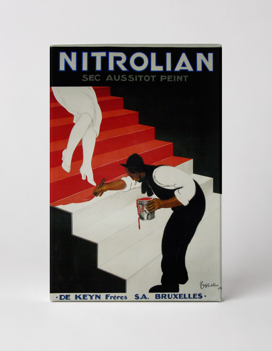 Nitrolian Sec Aussitot Peint 1930s - Vintage Art Deco Advertising Poster Wall Art