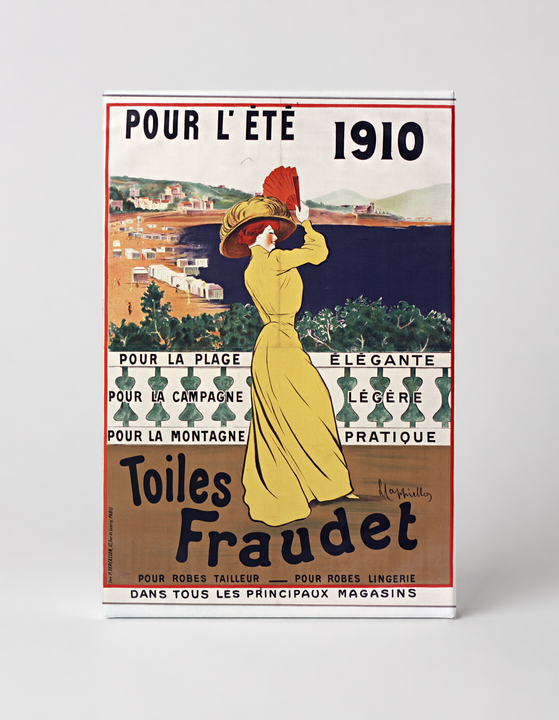Toiles Fraudet 1910 Pour L'Été - Belle Époque Vintage French Poster Wall Art