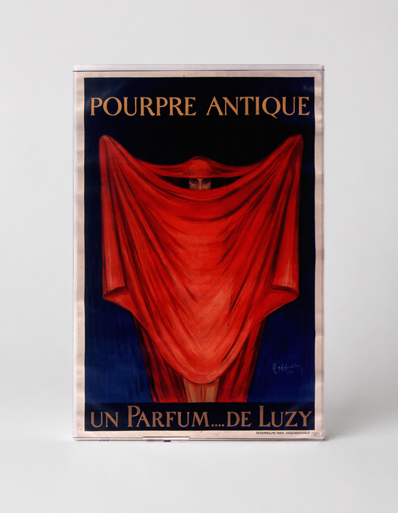 Pourpre Antique Parfum de Luzy - Vintage French Perfume Poster Wall Art