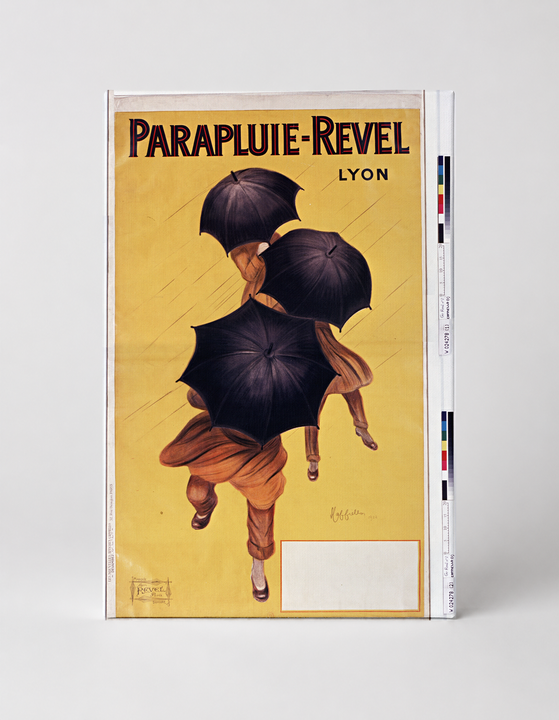 Parapluie-Revel Lyon 1922 - Belle Époque Vintage Umbrella Poster Wall Art