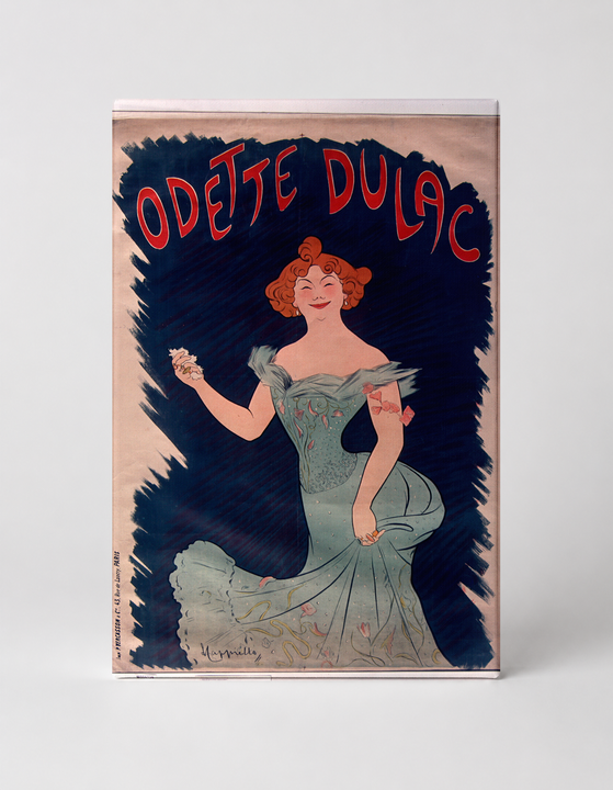Odette Dulac Vintage Belle Époque Theatre Poster Canvas Wall Art