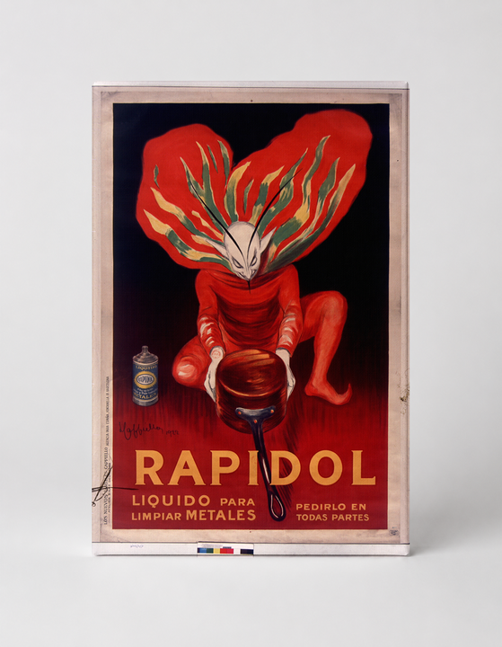 Rapidol Metal Cleaner 1900s - Vintage Advertising Poster Canvas Wall Art