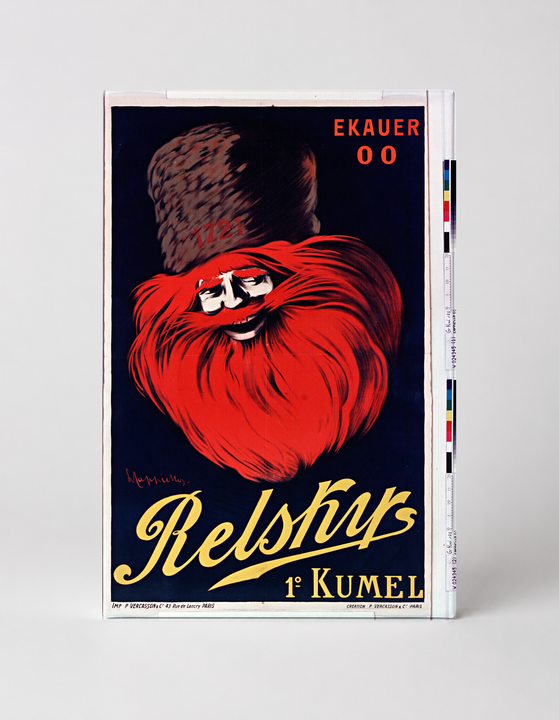 Relskys Kumel 1900s - Vintage Liqueur Advertising Poster Canvas Wall Art