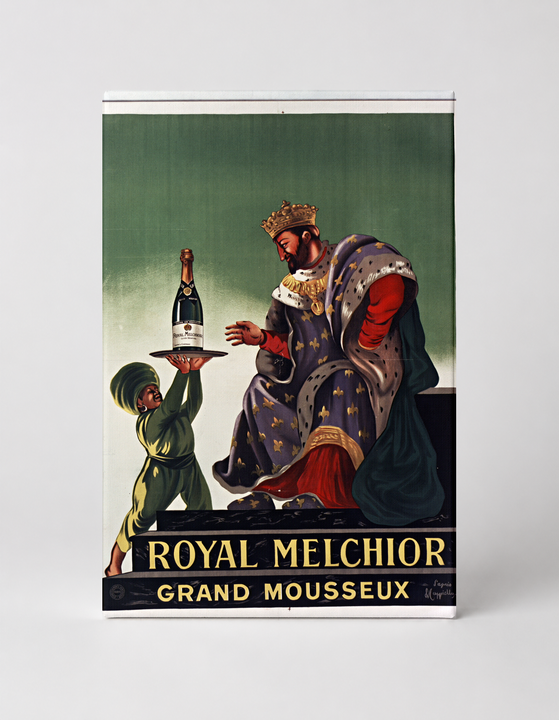 Royal Melchior Grand Mousseux - Vintage French Champagne Advertising Poster