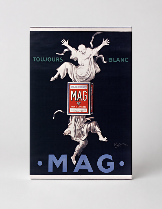 Toujours Blanc MAG Flocons 1920s - French Advertising Vintage Poster Wall Art