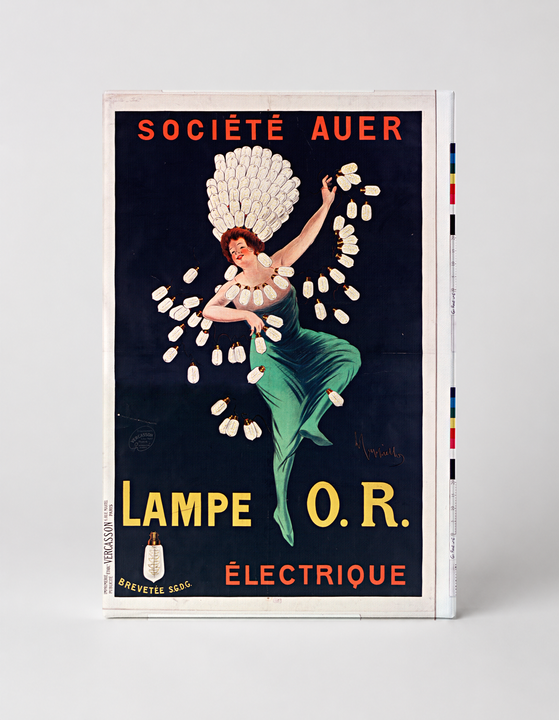 Société Auer Lampe O.R. Électrique 1900s - Belle Époque Vintage Poster Wall Art