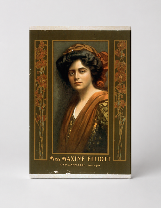 Miss Maxine Elliott 1900s Theatre Poster - Belle Époque Vintage Wall Art