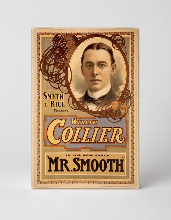 Willie Collier Mr. Smooth 1900s - Vintage Theatre Poster Canvas Wall Art