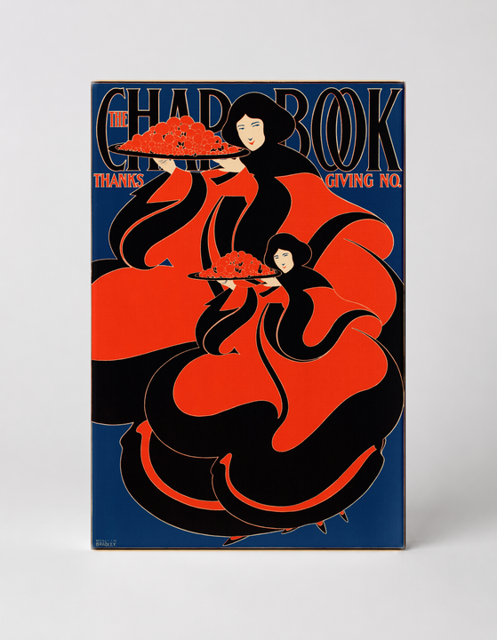 The Chap-Book Thanksgiving No. 1894 - Art Nouveau Vintage Poster Wall Art