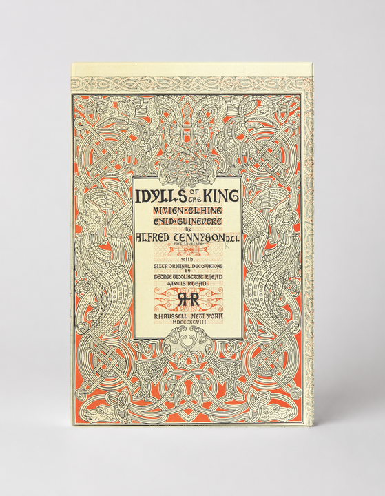 Idylls of the King 1898 - Victorian Celtic Art Nouveau Book Cover Wall Art