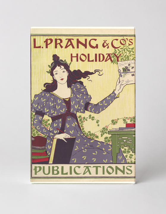 L. Prang & Co's Holiday Publications 1895 - Victorian Art Nouveau Vintage Poster Wall Art
