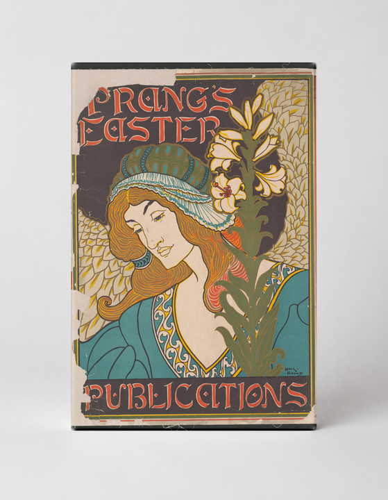 Prang's Easter Publications 1890s - Art Nouveau Vintage Poster Wall Art