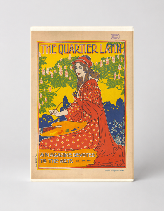 The Quartier Latin Magazine 1896 - Art Nouveau Vintage Poster Wall Art