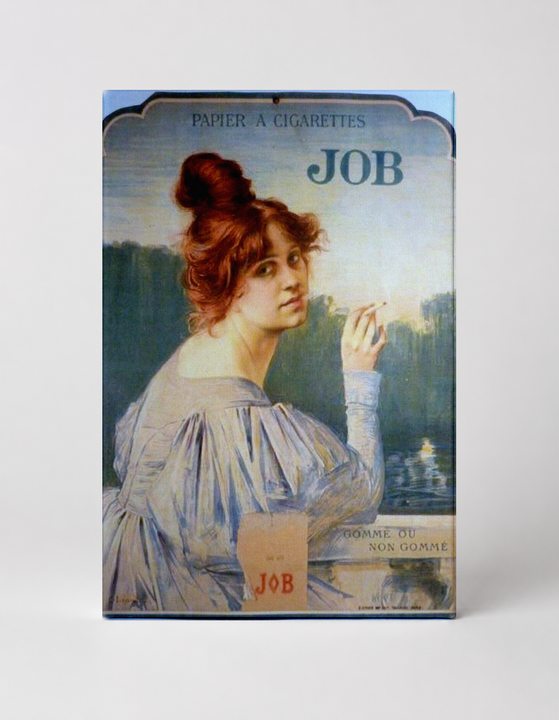 JOB Cigarette Papers 1890s Belle Époque Vintage Poster Canvas Wall Art