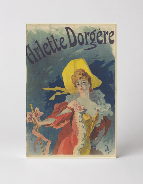 Arlette Dorgère Vintage Belle Époque Poster Canvas Wall Art