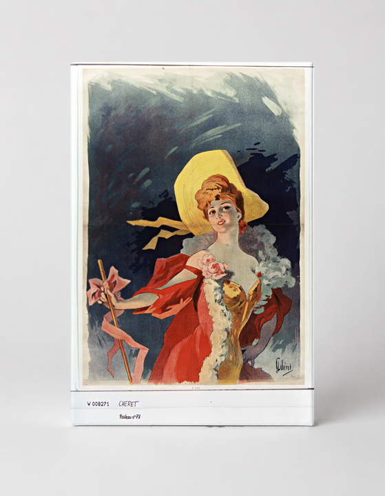 Cheret Belle Epoque Lady 1890s - Art Nouveau Vintage Poster Wall Art
