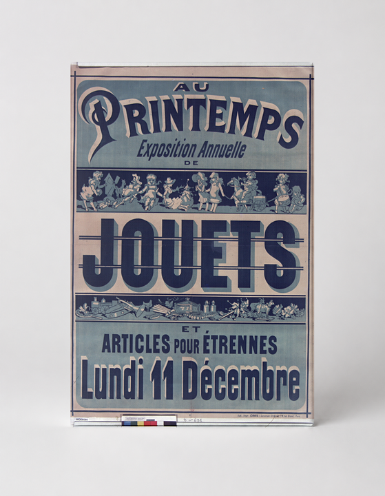 Au Printemps Jouets 1882 - French Vintage Toy Exposition Poster Wall Art