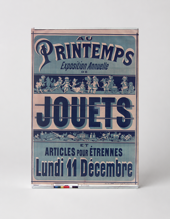 Au Printemps Jouets 1890s - French Department Store Vintage Poster Wall Art