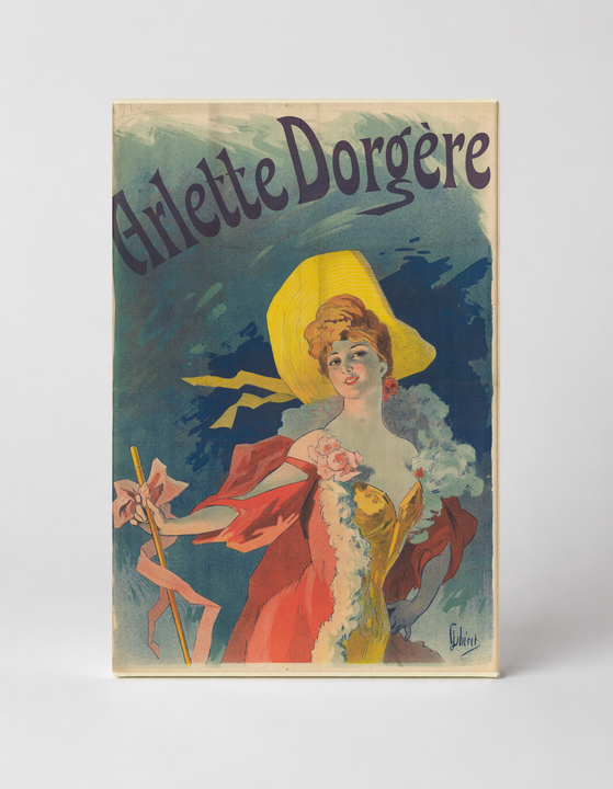 Arlette Dorgère Vintage Belle Époque Poster Canvas Wall Art