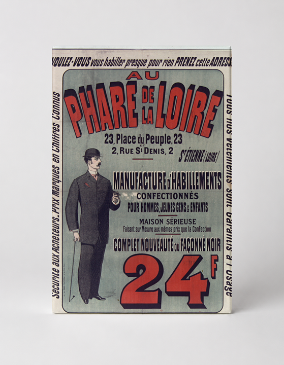 Au Phare de la Loire 1890s French Fashion - Vintage Advertising Poster Wall Art