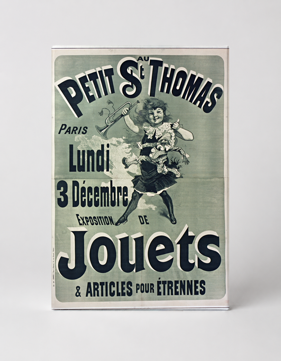 Au Petit St. Thomas Jouets 1883 - Belle Époque French Vintage Poster Wall Art