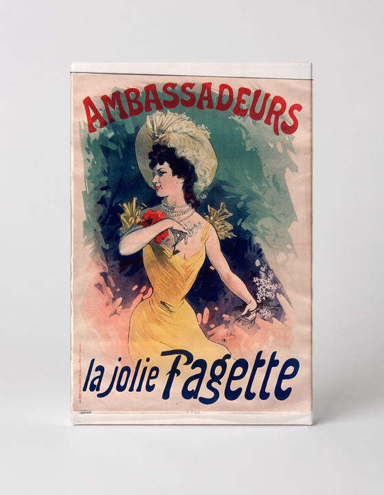 Ambassadeurs La Jolie Pagette 1890s - Belle Époque Vintage Poster Wall Art
