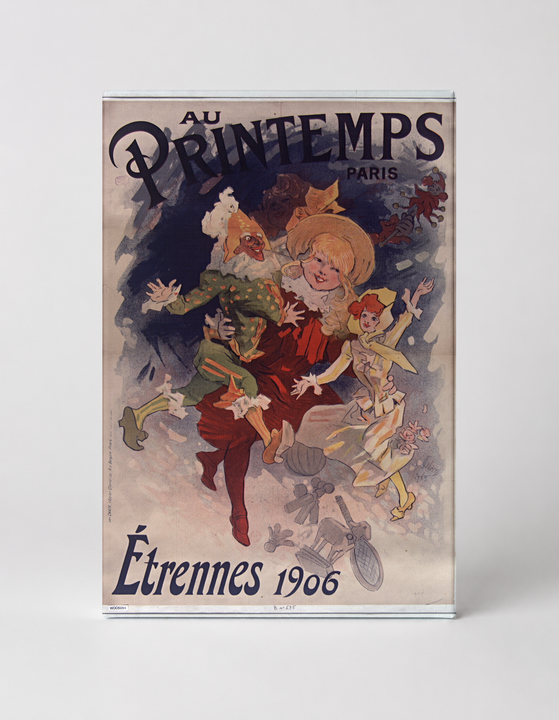 Au Printemps Paris Étrennes 1906 - Belle Époque Vintage Poster Wall Art