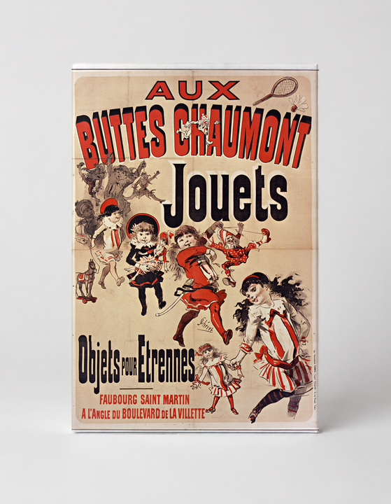 Aux Buttes Chaumont Jouets 1890s - Belle Époque French Toy Store Vintage Poster Wall Art