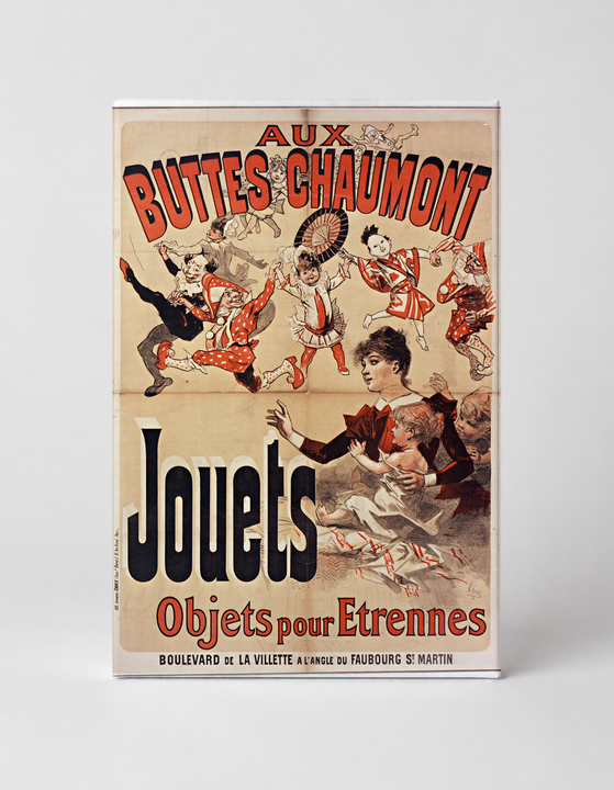 Aux Buttes Chaumont Jouets 1890s - French Belle Époque Vintage Poster Wall Art