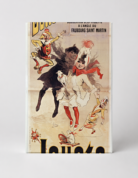 Aux Buttes Chaumont Jouets 1890s - French Belle Époque Vintage Poster Wall Art