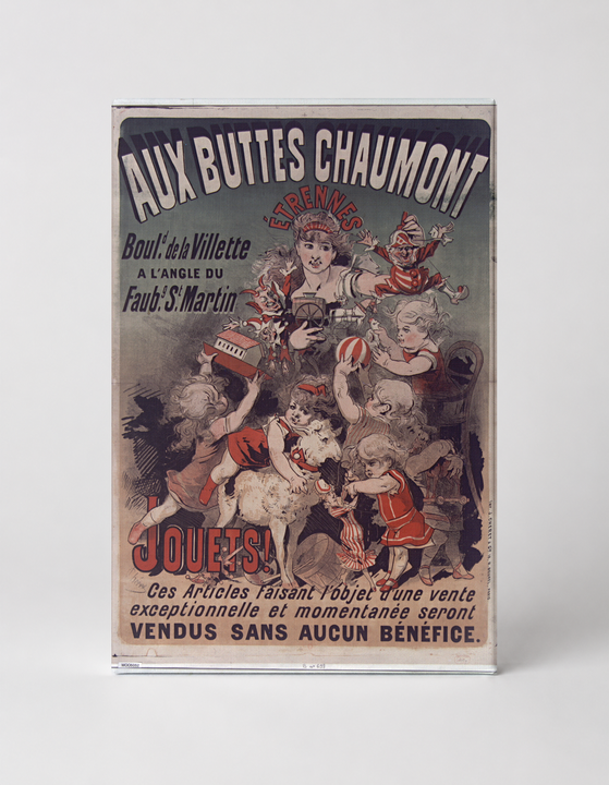 Aux Buttes Chaumont Jouets 1890s - Belle Époque Vintage Poster Wall Art