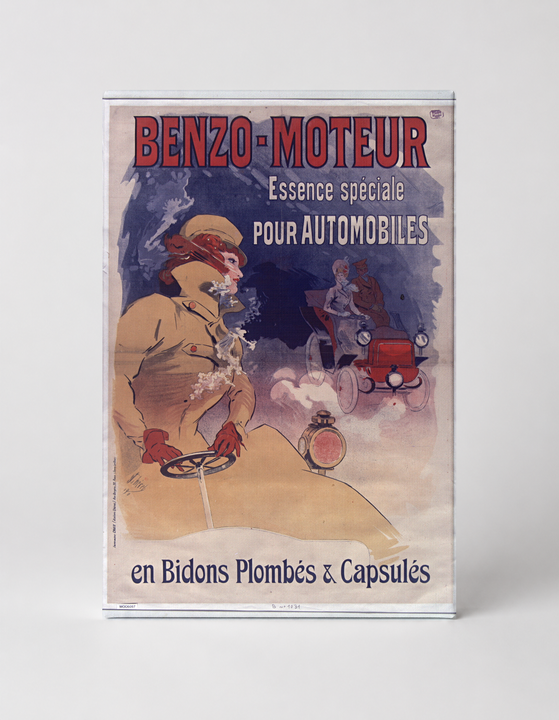 Benzo-Moteur 1900 - Belle Époque Automobile Advertising Vintage Poster Wall Art