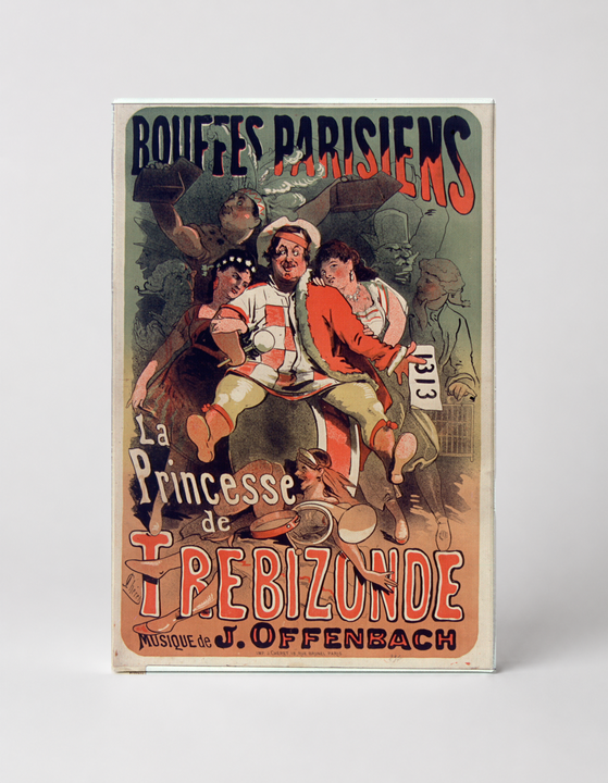 La Princesse de Trébizonde Bouffes Parisiens - Vintage French Theatre Poster Wall Art