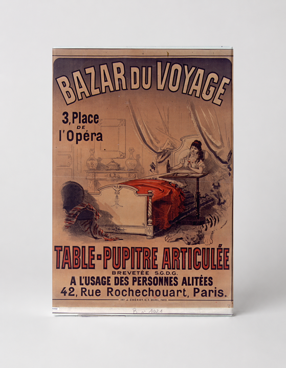 Bazar du Voyage 1880s French Advertising Vintage Poster Canvas Wall Art