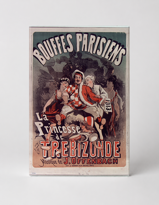 Bouffes Parisiens La Princesse de Trebizonde - Belle Époque Vintage Poster Wall Art