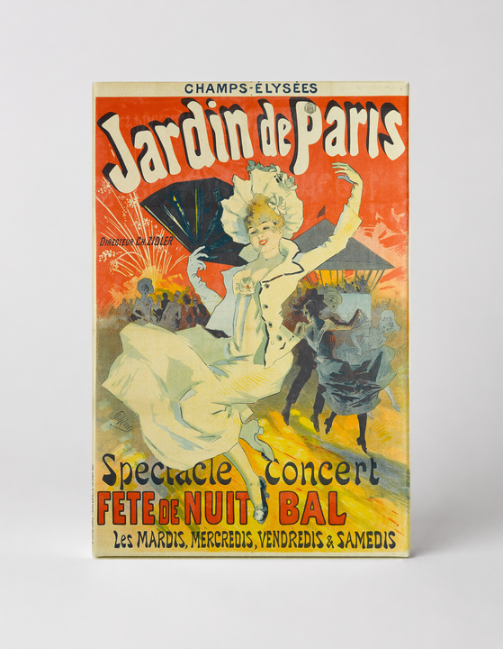 Jardin de Paris 1890s Belle Époque Cabaret Vintage Poster Wall Art