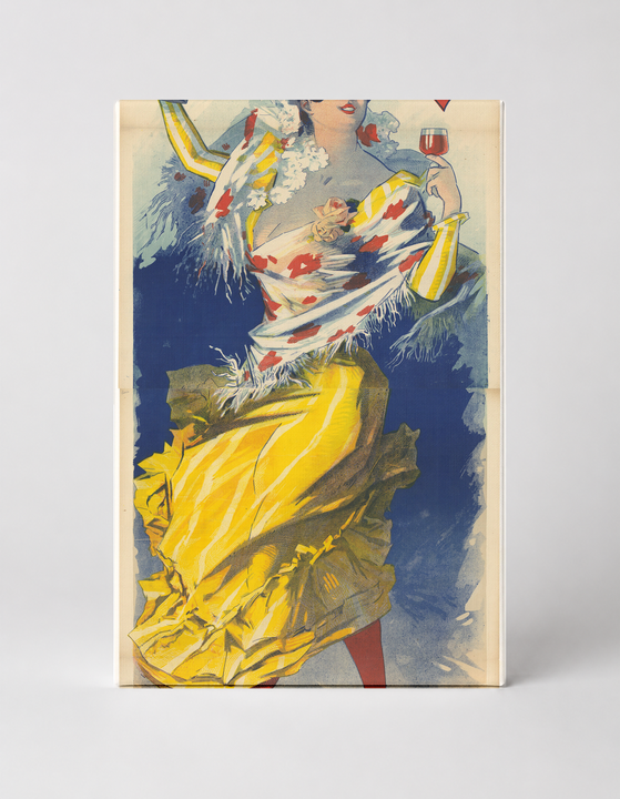 Cacao Lhara F. Mugnier 1889 - Belle Époque Vintage Poster Wall Art