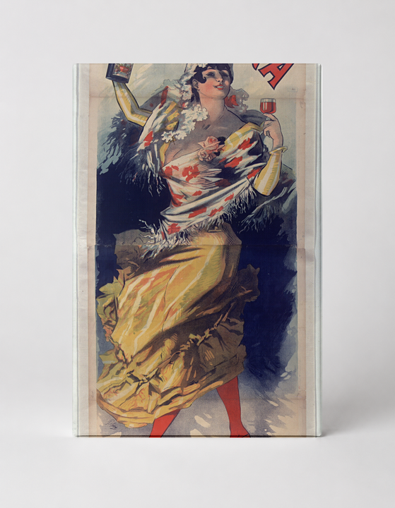 Cacao Lhara F. Mugnier 1889 – Belle Époque Vintage Poster Wall Art