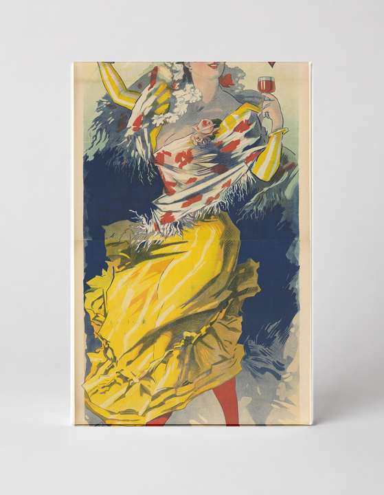 Cacao Lhara F. Mugnier 1889 - Belle Époque Vintage Poster Wall Art