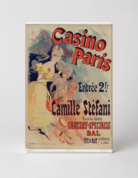 Casino de Paris 1890s - Belle Époque Vintage French Poster Wall Art