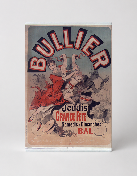 Bullier Grande Fête 1890s - Belle Époque French Dance Hall Vintage Poster Wall Art