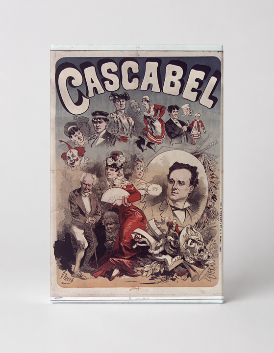 Cascabel Vintage Circus Theatre Poster 1890s - Victorian Lithograph Wall Art