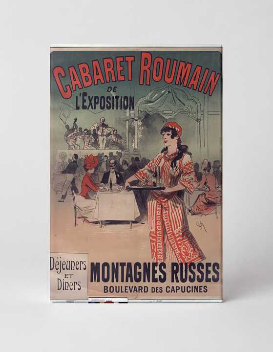 Cabaret Roumain de l'Exposition 1889 - Belle Époque Vintage Poster Wall Art